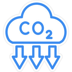 Vector Design Co2 Extraction Icon Style