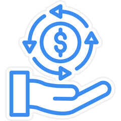 Vector Design Money Back Guarantee Icon Style