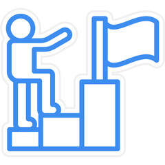 Vector Design Leadership Icon Style