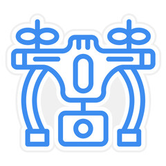 Vector Design Drone Icon Style