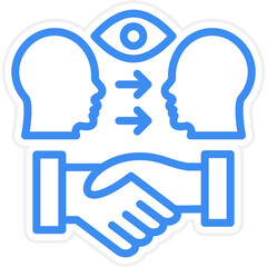 Vector Design First Impression Icon Style