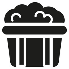 Popcorn Bold Icon
