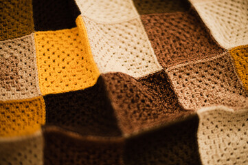 Cozy Elegance: Knitted Texture Close-Up