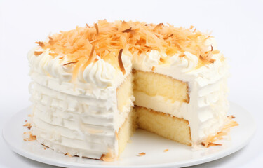 piece of Coconut cake