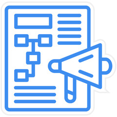 Marketing Plan Icon Style