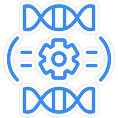 Genetic Engineering Icon Style