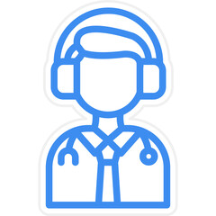 Obraz premium Pharmacy Support Icon Style