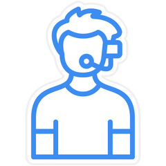 Commentator Icon Style