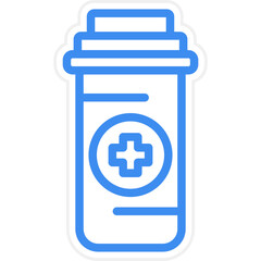 Obraz premium Antibiotic Icon Style