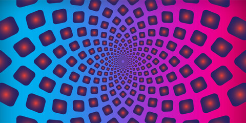 Round pattern with vegetative elements  white background pink object modern flower beautiful