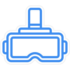 Virtual Reality Icon Style