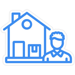 Dropshipper Icon Style