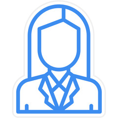 Female Passenger Icon Style
