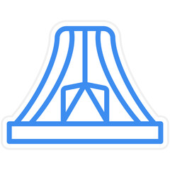 Luxury Camp Icon Style