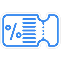 Discount Voucher Icon Style