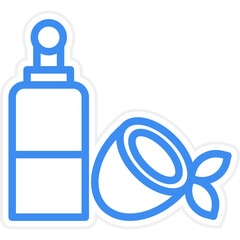 Coconut Oil Icon Style