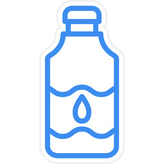 Water Bottle Icon Style
