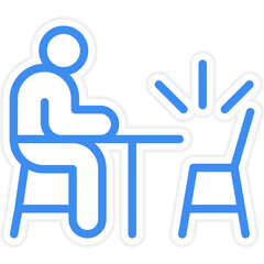 Loneliness Icon Style