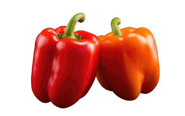 Bell Peppers On Transparent Background