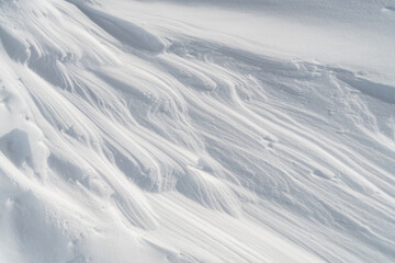 snow texture closeup