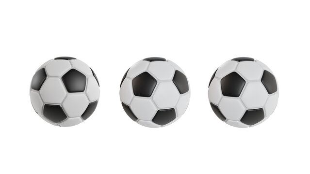 3D illustration Sport Icon Football PNG Isolated High Resolution For Website And App Design Transparent Background  Simple Cartoon Design Minimal Bright Render In Toy Style