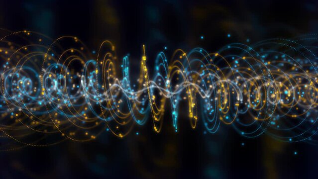 Digital Wave: Futuristic Soundwave Technology and Data Flow