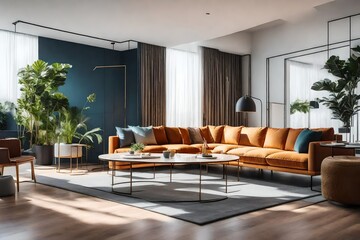 modern living room  interior