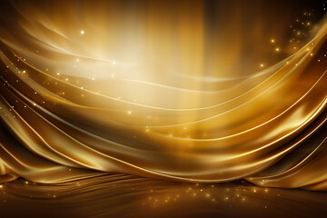 Fototapeta na wymiar Abstract silk golden luxury Background