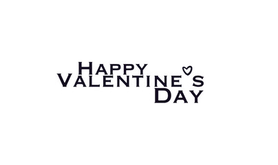 vector text happy valentine day 