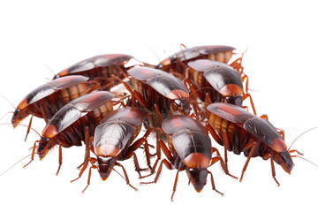 Animal Roach and the Invisible Group on a White or Clear Surface PNG Transparent Background