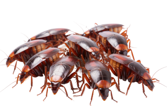 Animal Roach and the Invisible Group on a White or Clear Surface PNG Transparent Background