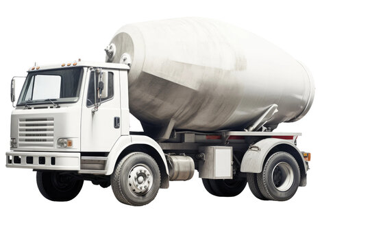 Mixing Marvel Isolated Gigapixel Concrete Mixer isolated on transparent background
