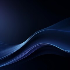 Blue Abstract Dynamics. Mesmerizing Wave Patterns