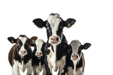 Animal Pasture Harmony Cow Collective Chronicles on a White or Clear Surface PNG Transparent Background