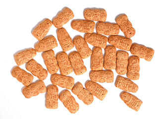Dutch traditional candy taai taai isolated