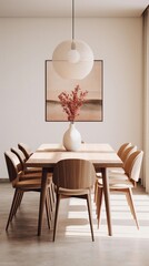 modern dining room for instagram story