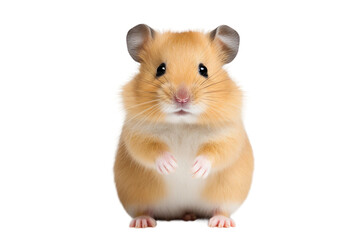 Animal Smiling Brown Guinea Pig Charmer on a White or Clear Surface PNG Transparent Background