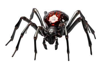 Animal Branch Dwelling Latrodectus Silent Weaver Arachnid on a White or Clear Surface PNG Transparent Background