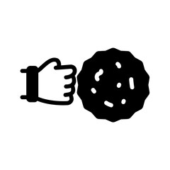 Solid black icon for Stiffer