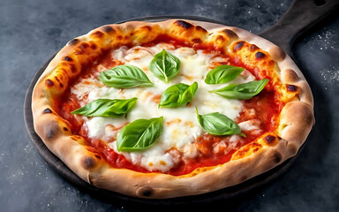Capture the essence of Neapolitan Pizza in a mouthwatering food photography shot Generative AI