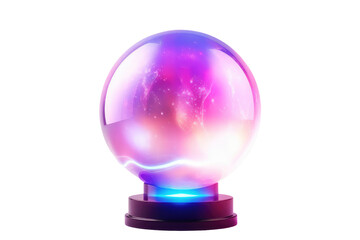 Crystal Ball Magic on Transparent Background, PNG, Generative Ai