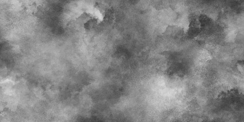 Beautiful blurry abstract black and white texture background with smoke,black and whiter background with puffy smoke, white background illustration.