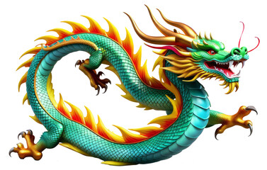 Fototapeta premium happy chinese new year dragon zodiac sign year of the dragon chinese