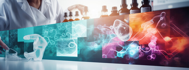 Fototapeta premium Medizin, Forschung und Wissenschaft