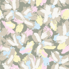 Abstract Floral seamless pattern design for fashion textiles, graphics, backgrounds and crafts