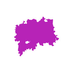 set of splashes are purple purple