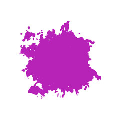 set of splashes are purple purple