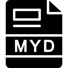 MYD Icon - obrazy, fototapety, plakaty
