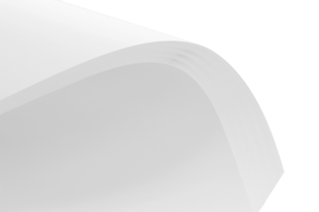 paper page curl  on transparent background png file