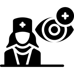 Optician Female Icon